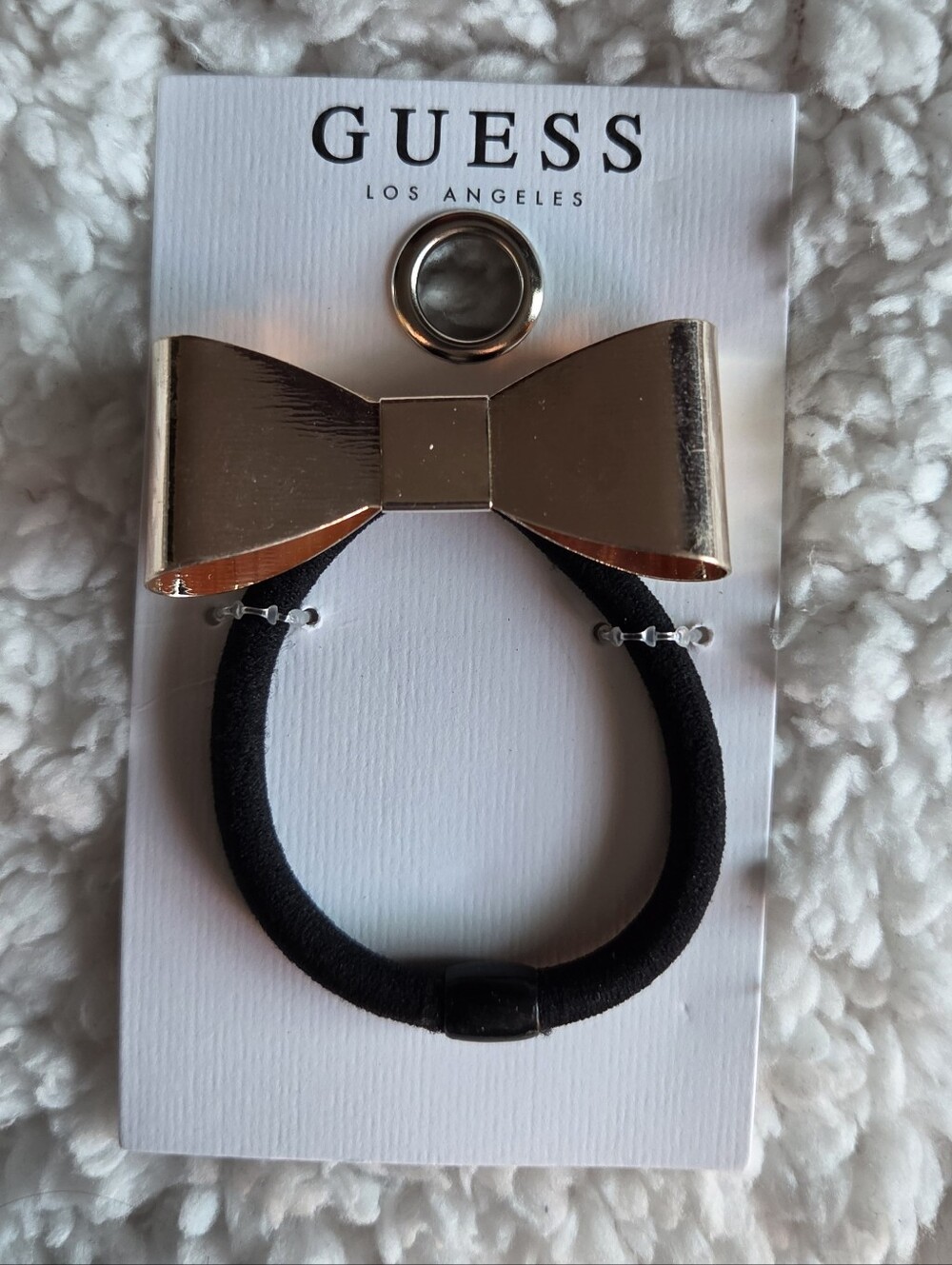 NWT Guess Rose Gold Metal Hair Tie